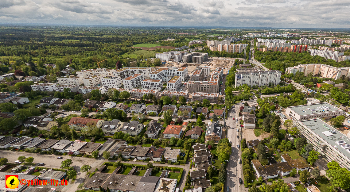 17.05.2023 - Baustelle Alexisquartier und Pandion Verde in Neuperlach